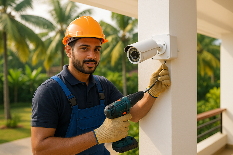 Office CCTV installation in Ernakulam