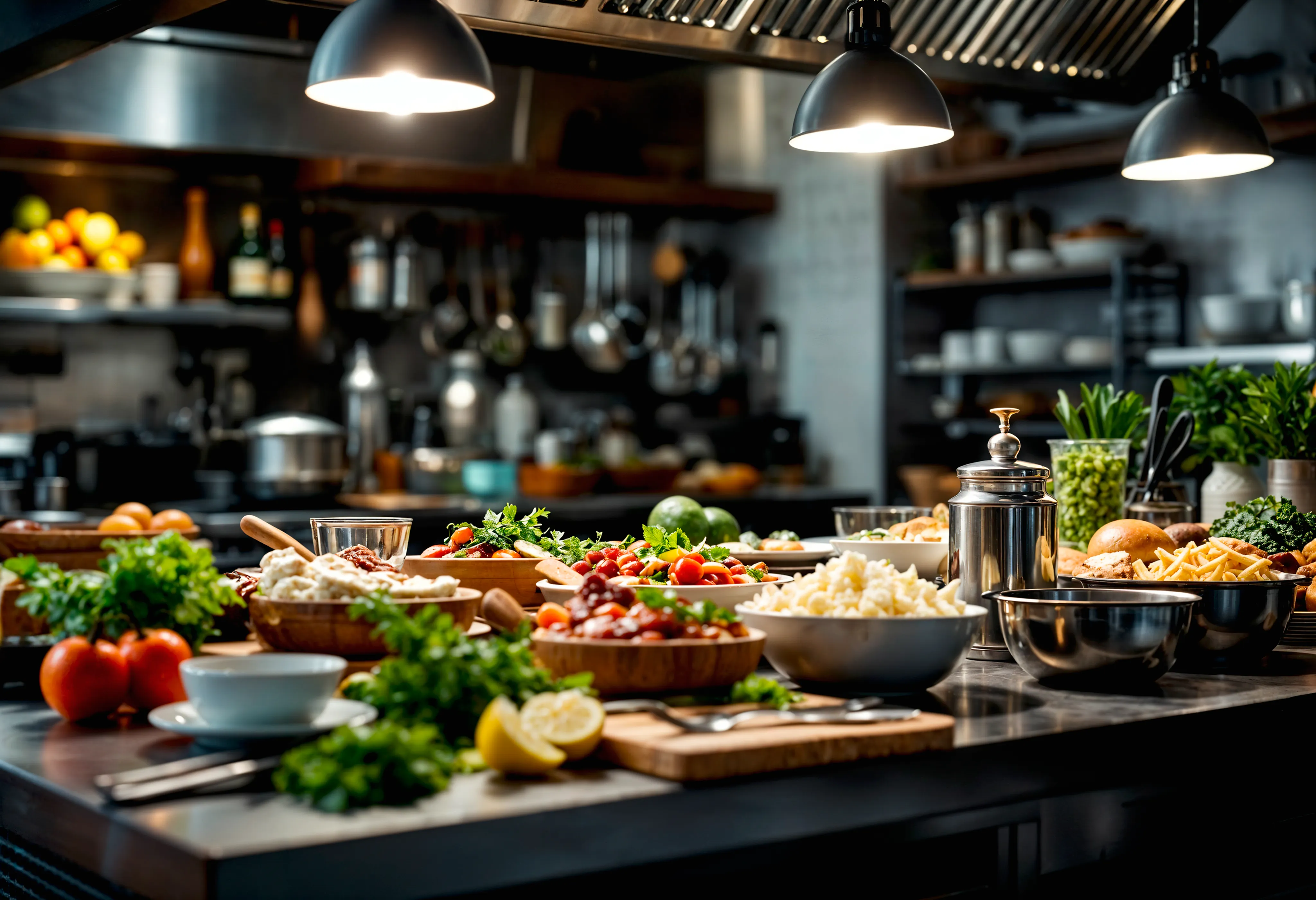 Commercial kitchen setup in Kochi restaurant