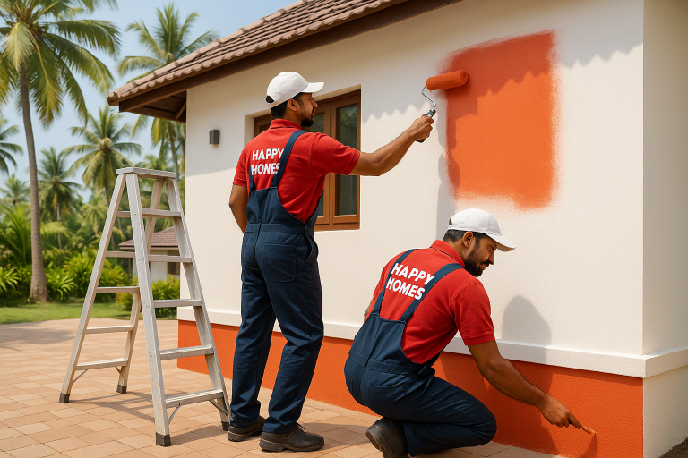 Interior wall painting in Ernakulam