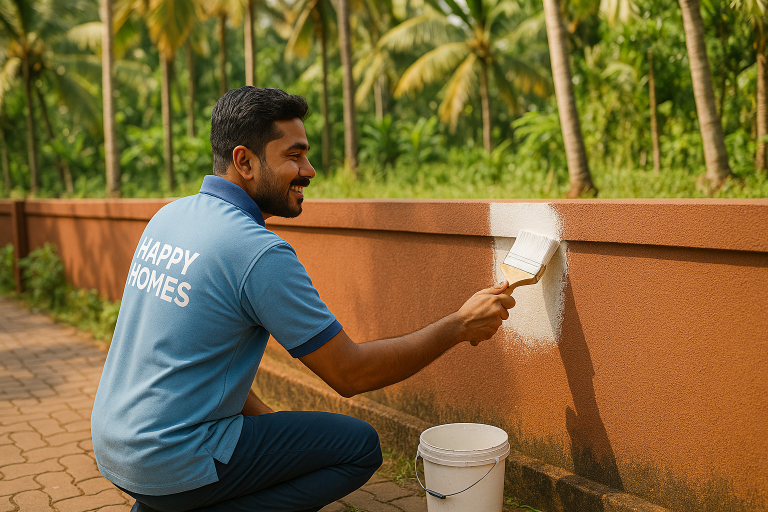 Exterior painting service in Kochi