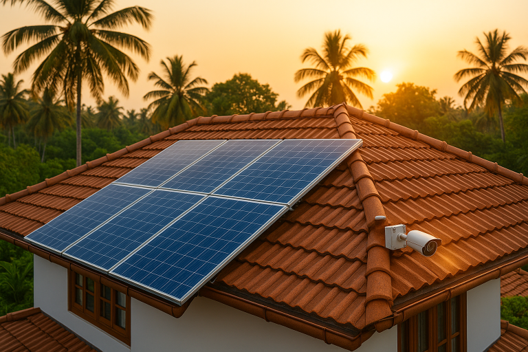 Hybrid solar installation project in Kochi