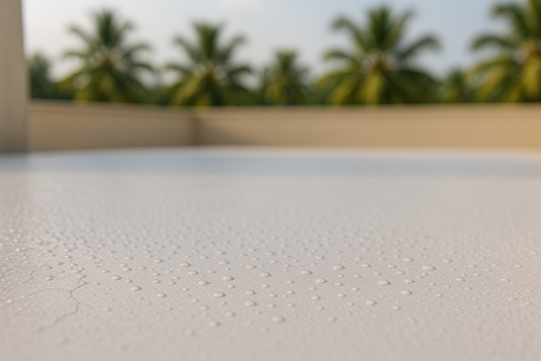 Terrace waterproof coating in Kochi home